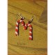 Boucles d'oreilles - Sucre d'orge