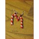 Boucles d'oreilles - Sucre d'orge