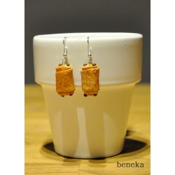 Boucles d'oreilles - Petit-pain au chocolat