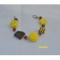 Bracelet - Macaron jaune