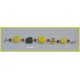 Bracelet macaron jaune