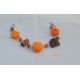 Bracelet macaron orange