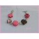 Bracelet macaron rose