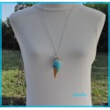 Collier - Sautoir - Glace menthe