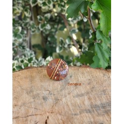 Bague Arlequin brun