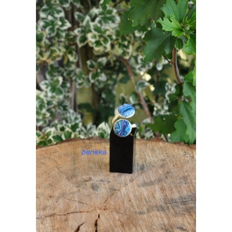 Bague Veron bleu