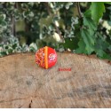 Bague Aztèque rouge