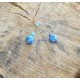 Boucles d'oreilles Veron bleu