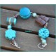 Bracelet macaron bleu