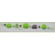 Bracelet macaron vert pomme 